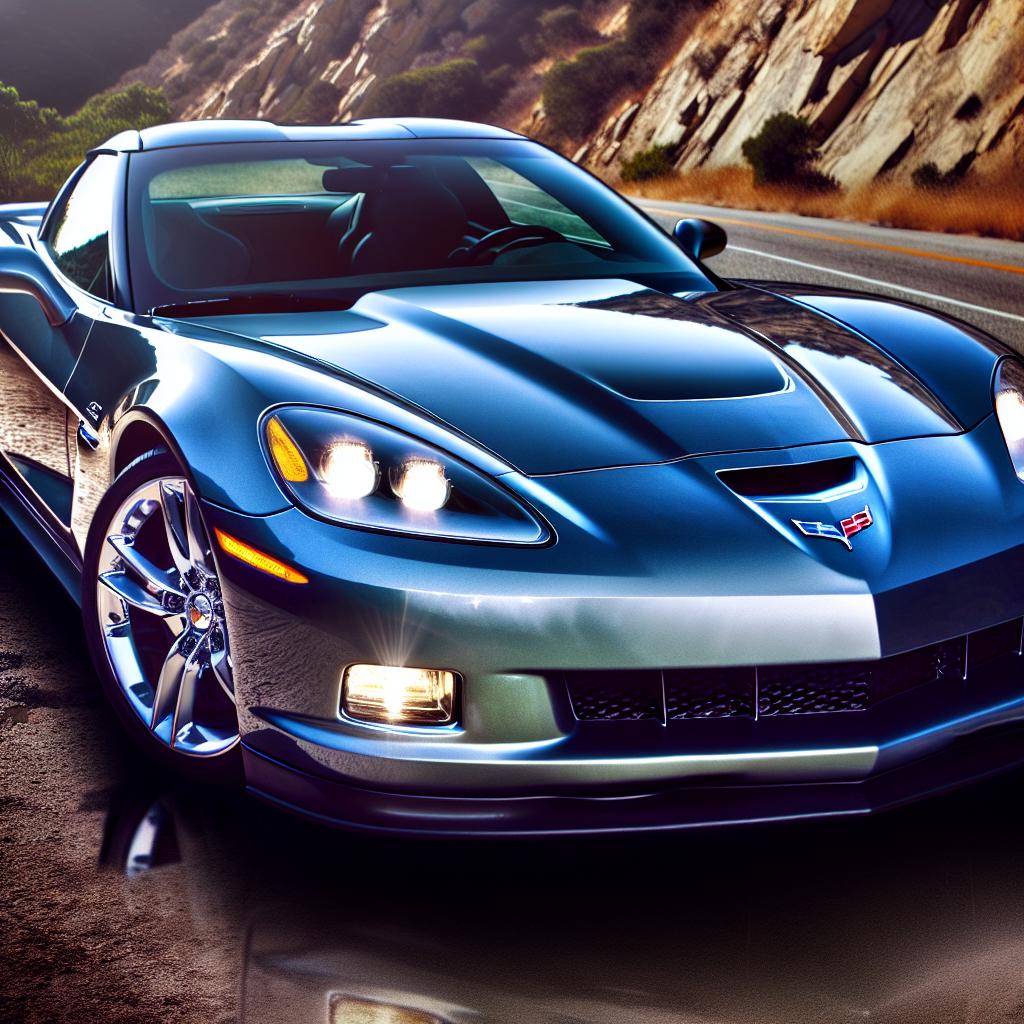 The refinement and power of the Corvette C6 (2005–2013).